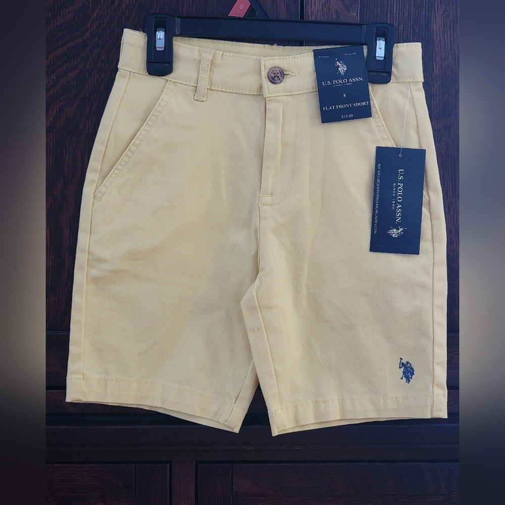 U.S. Polo Assn. Kids Light Yellow Shorts
